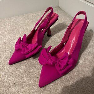 Pink high heels